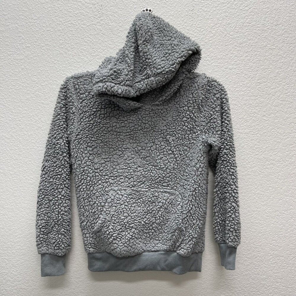 Pink Lily Boutique Sherpa Hoodie Sweatshirt Womens XS